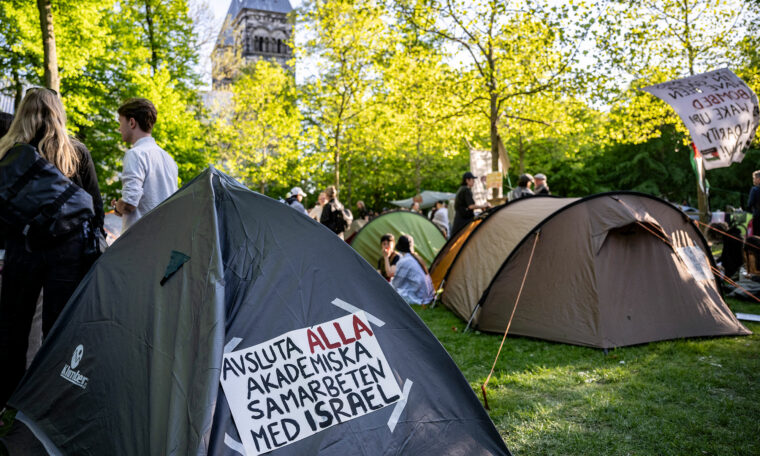 Studentprotester i Lundagård