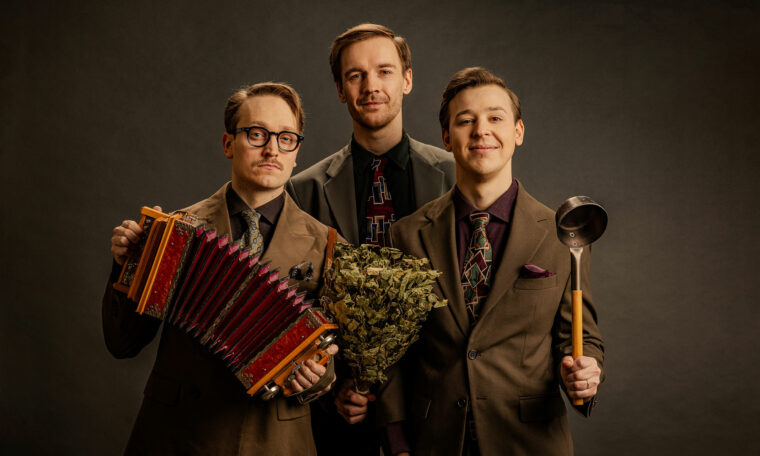 Jakob Norrgård, Kevin Holmström och Axel Åhman och ,