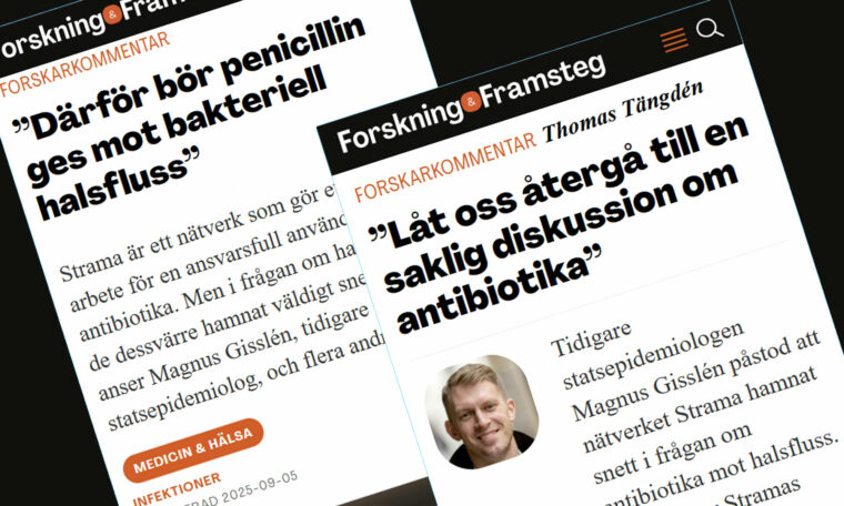 debatt om antibiotika